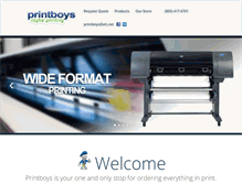 Tablet Screenshot of printboys.net